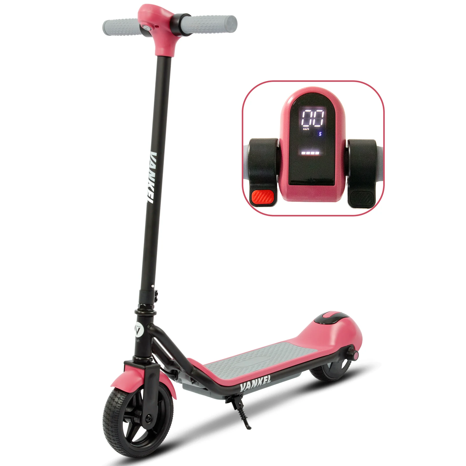 VANKEL E68 Kinder-E-Scooter, Rosa, Ansicht 3