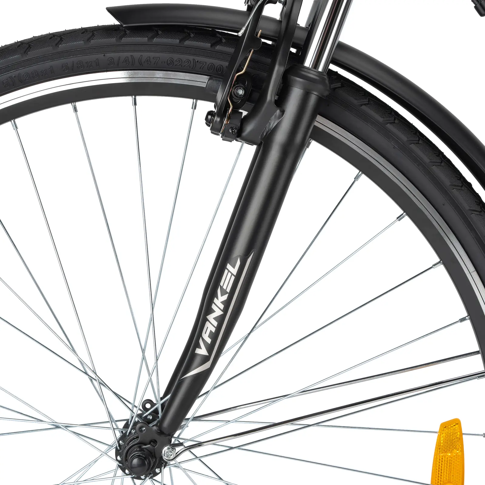 VANKEL Trekkingrad 28 Zoll Schwarz, Schwarz, Ansicht 2