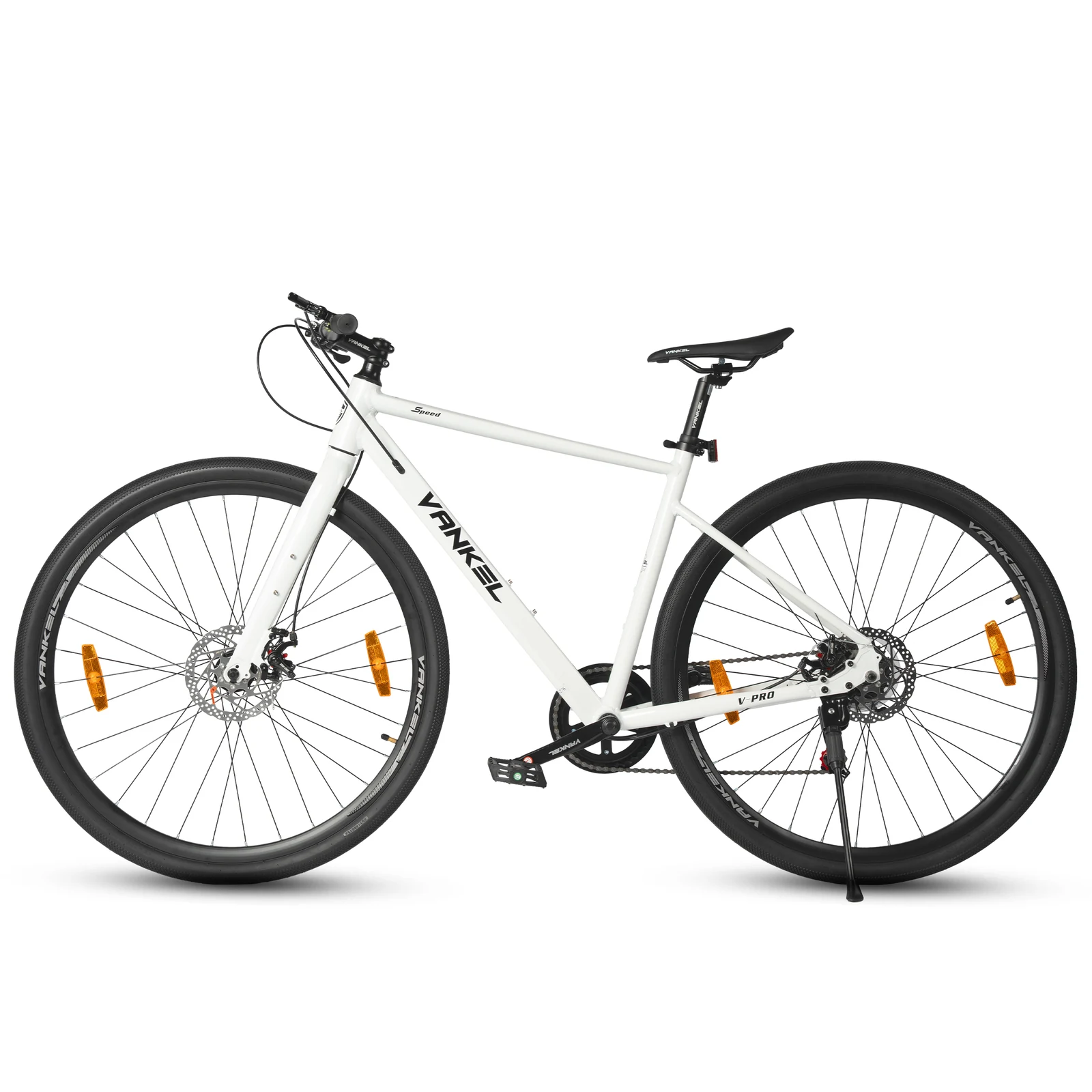 VANKEL VK03 28-Zoll-Fitnessbike, Weiß, Ansicht 2